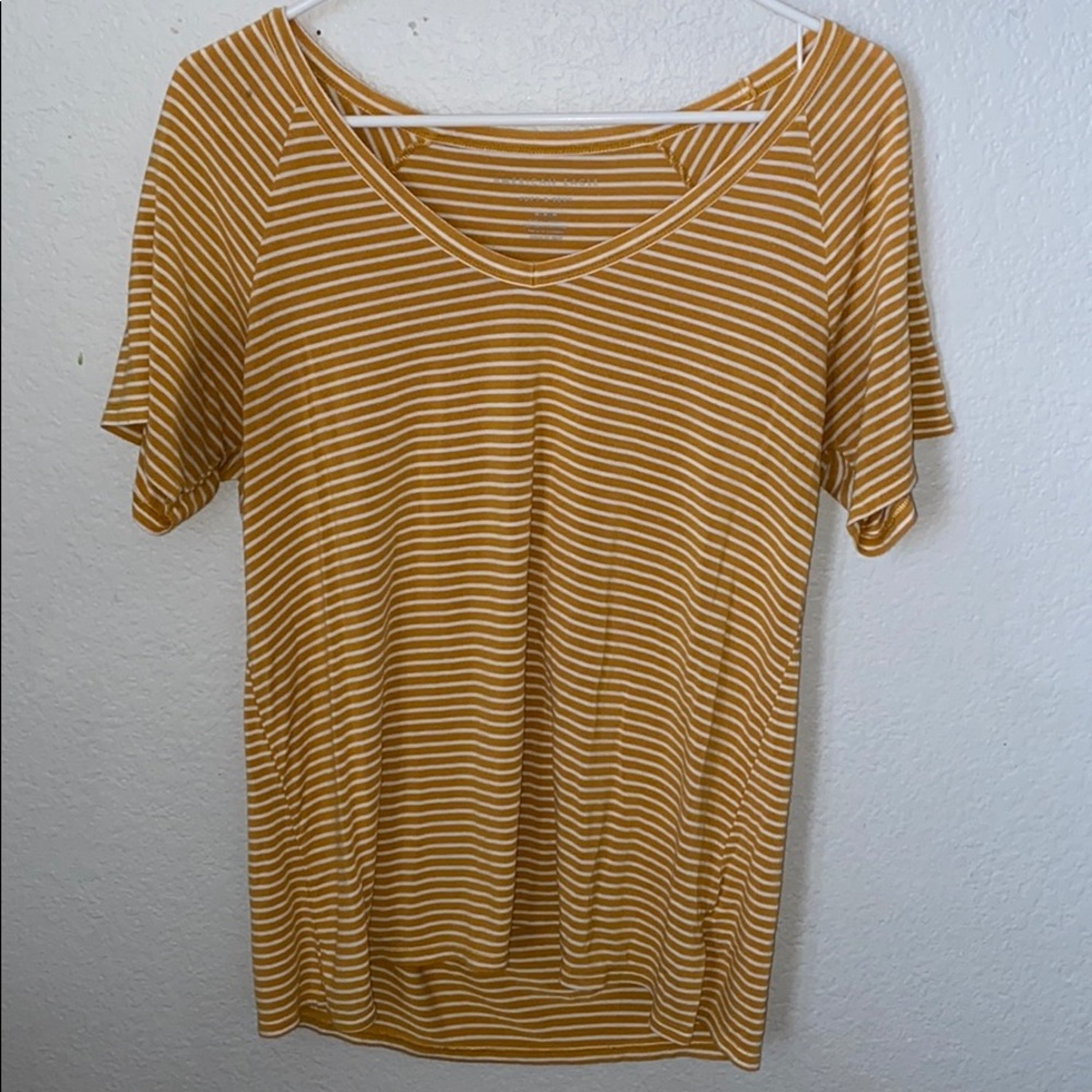 Yellow striped American Eagle Too